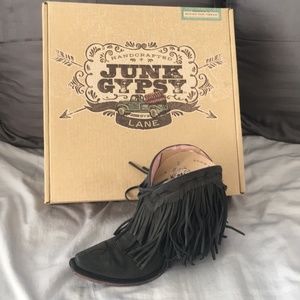 Junk Gypsy Spitfire Black Bootie-size 7.5